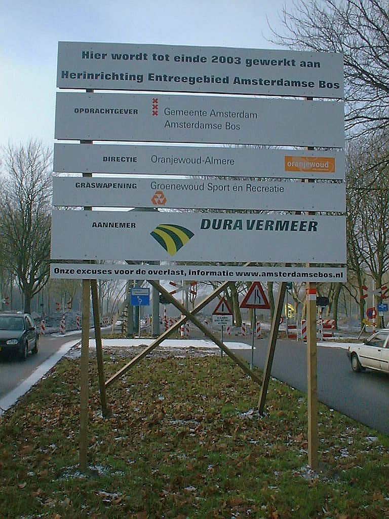 Ingang Bosbaanweg - Renovatie - Amsterdam