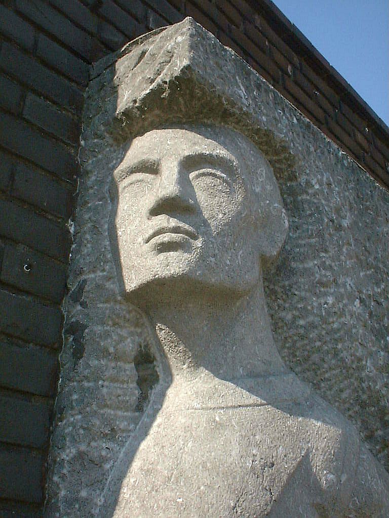 Olympisch Stadion - Hardstenen reliefs van Jan Altorf - Amsterdam