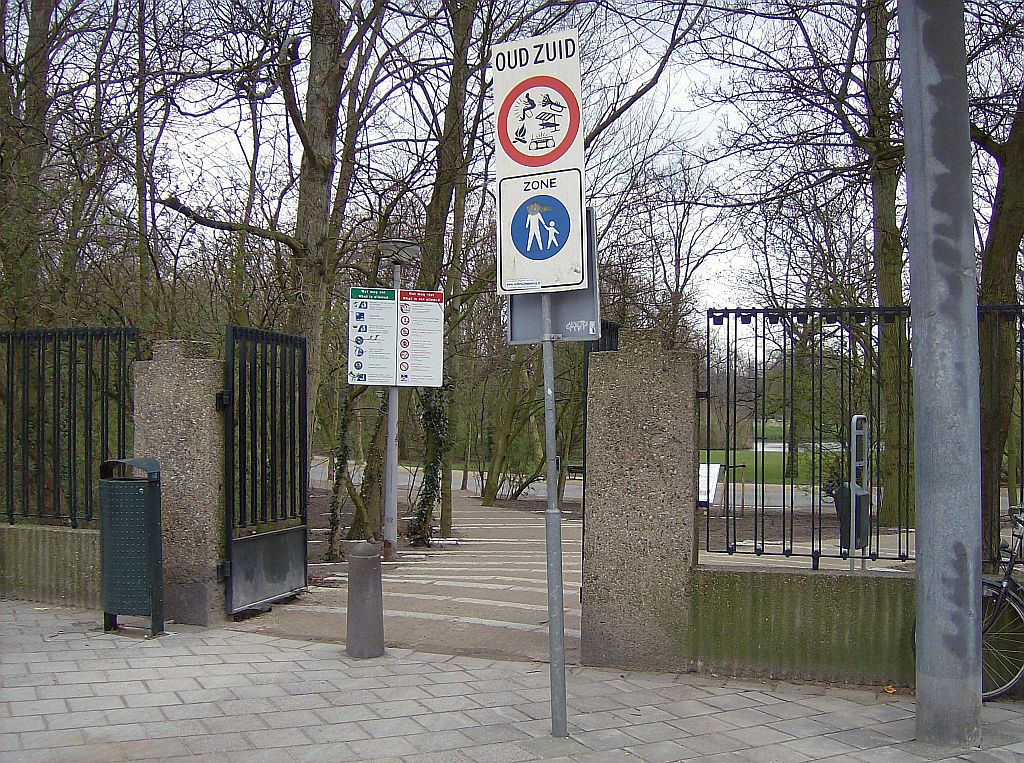 Ingang Zocherstraat - Amsterdam