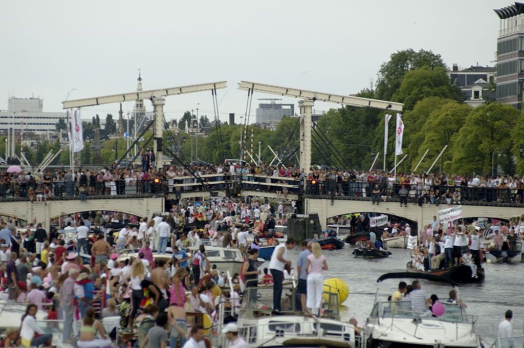Magere Brug - Canal Parade 2008 - Amsterdam