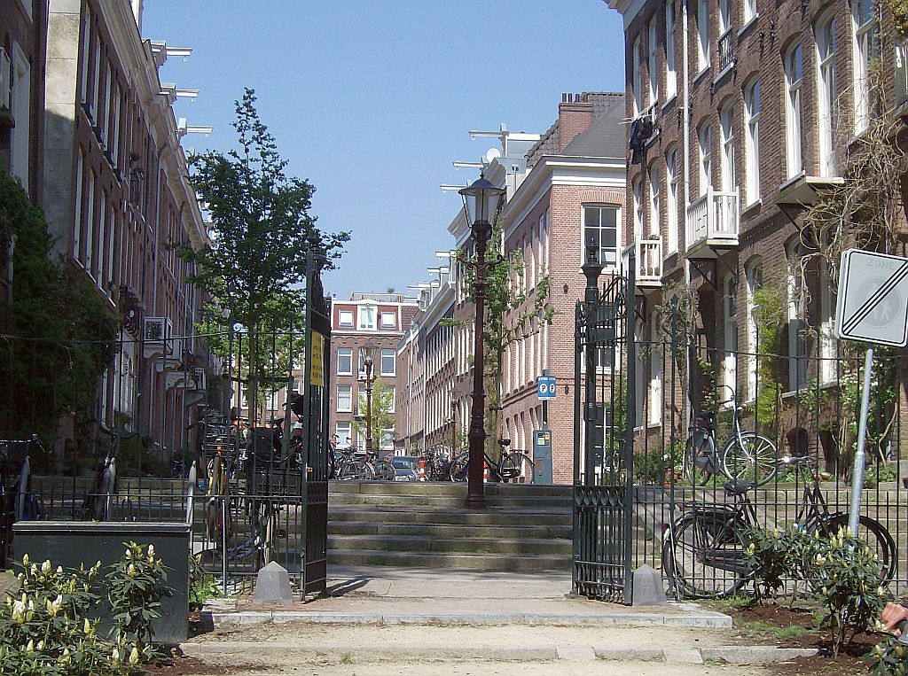 Ingang Saxenburgerstraat - Amsterdam