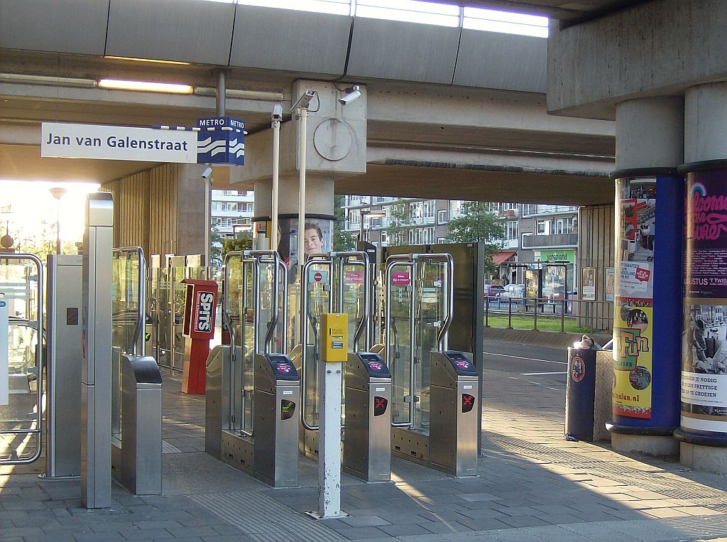 Metrostation Jan van Galenstraat - Amsterdam
