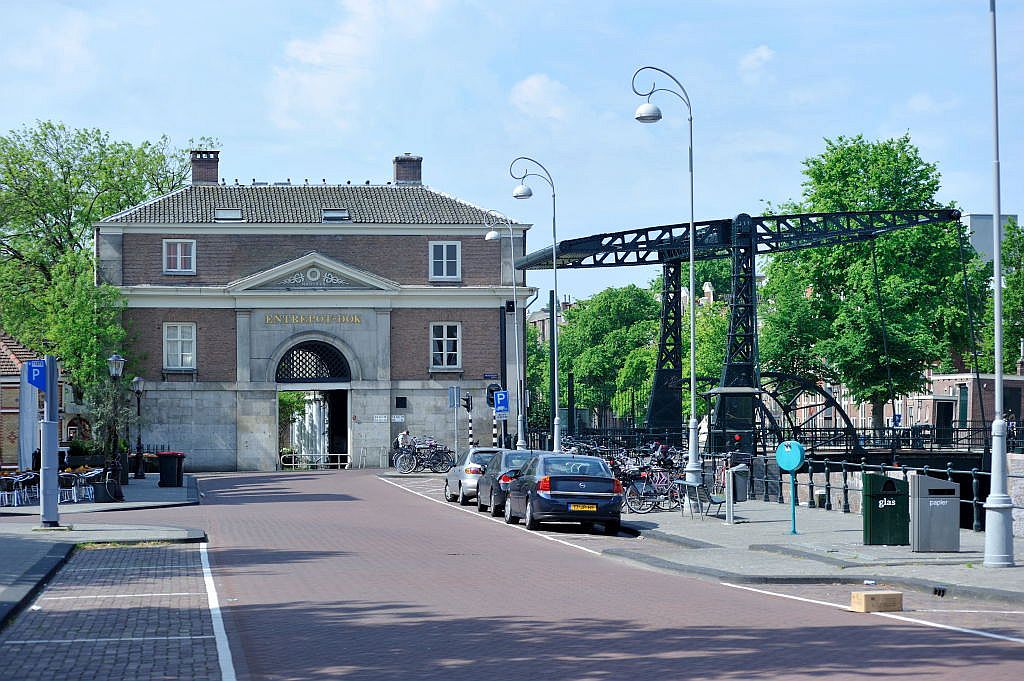 Entrepot-dok en Scharrebiersluis - Amsterdam