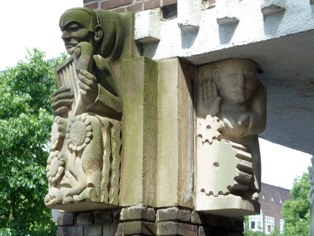 Portrettengalerij - Harpspeler - Bouwers - Amsterdam