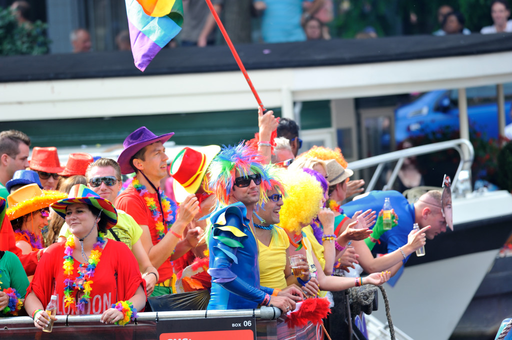 Canal Parade 2012 - Deelnemer Aids Fonds - Amsterdam