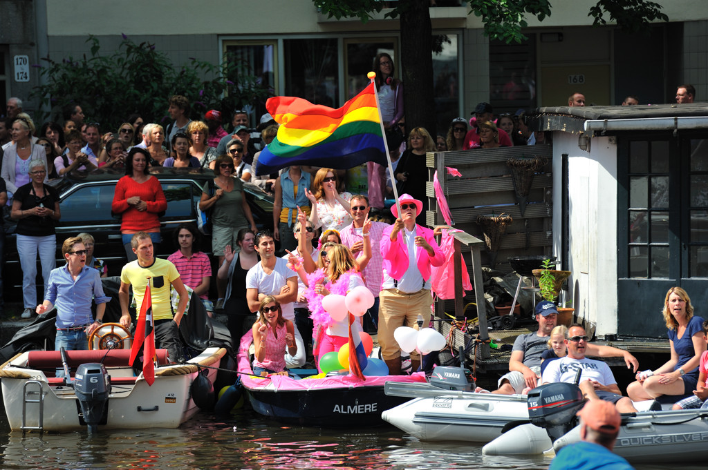 Canal Parade 2012 - Zwanenburgwal - Amsterdam