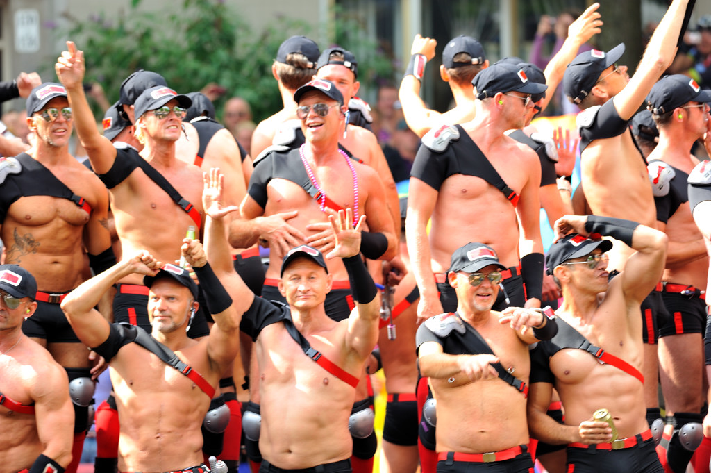 Canal Parade 2012 - Deelnemer Pride Patrol - Amsterdam