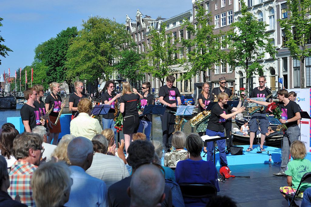 Grachtenfestival 2012 - Amsterdam Saxophone Orchestra - Amsterdam