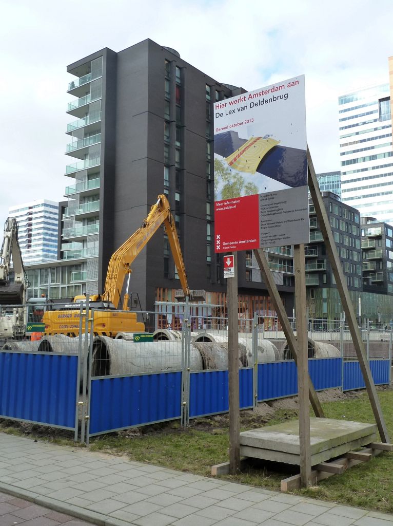 Lex van Deldenbrug - Aanleg - Amsterdam