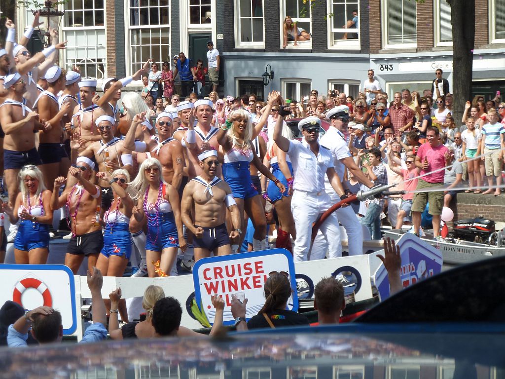 Canal Parade 2013 - Deelnemer Pride Patrol - Amsterdam