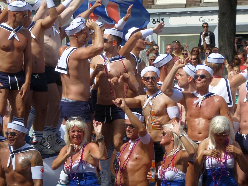 Canal Parade 2013 - Deelnemer Pride Patrol - Amsterdam