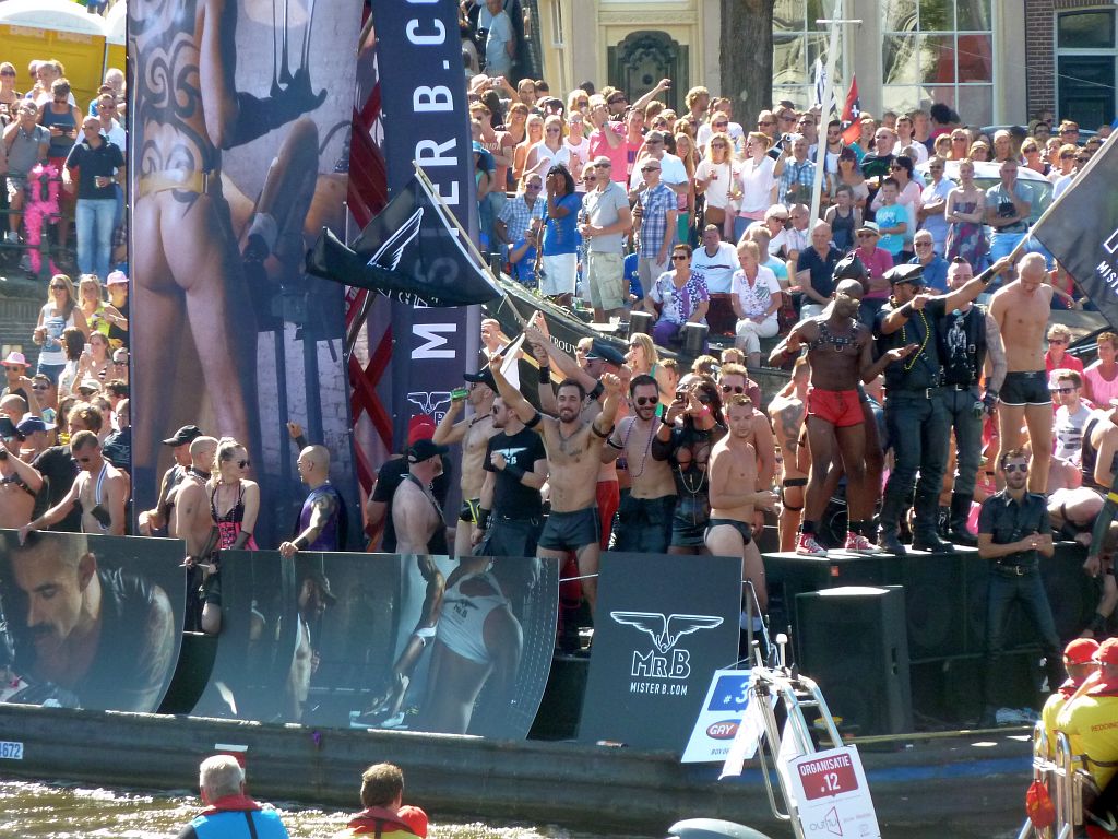 Canal Parade 2013 - Deelnemer Mister B. - Amsterdam