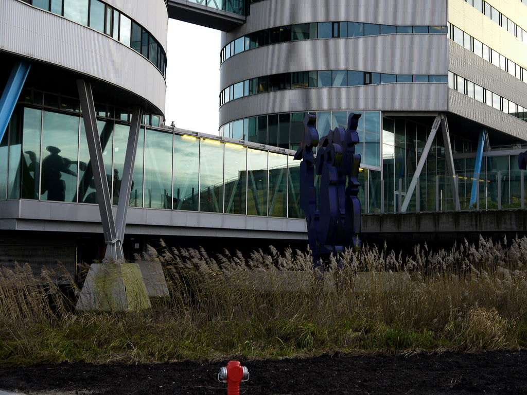 DWR - Hoogheemraadschap Amstel Gooi en Vecht - Titelloze dubbele sculptuur van Ton Zwerver - Amsterdam