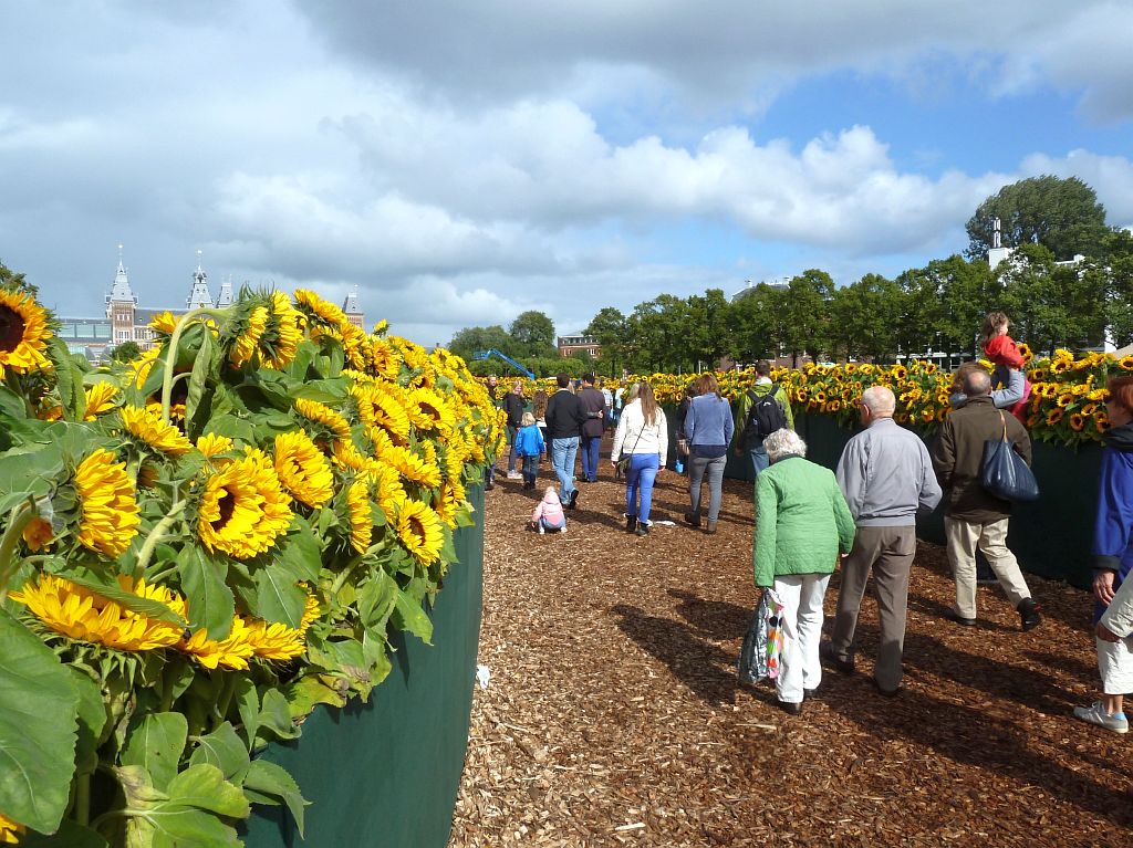 Van Gogh Museum - 125.000 Zonnebloemen ivm Opening Entree - Amsterdam