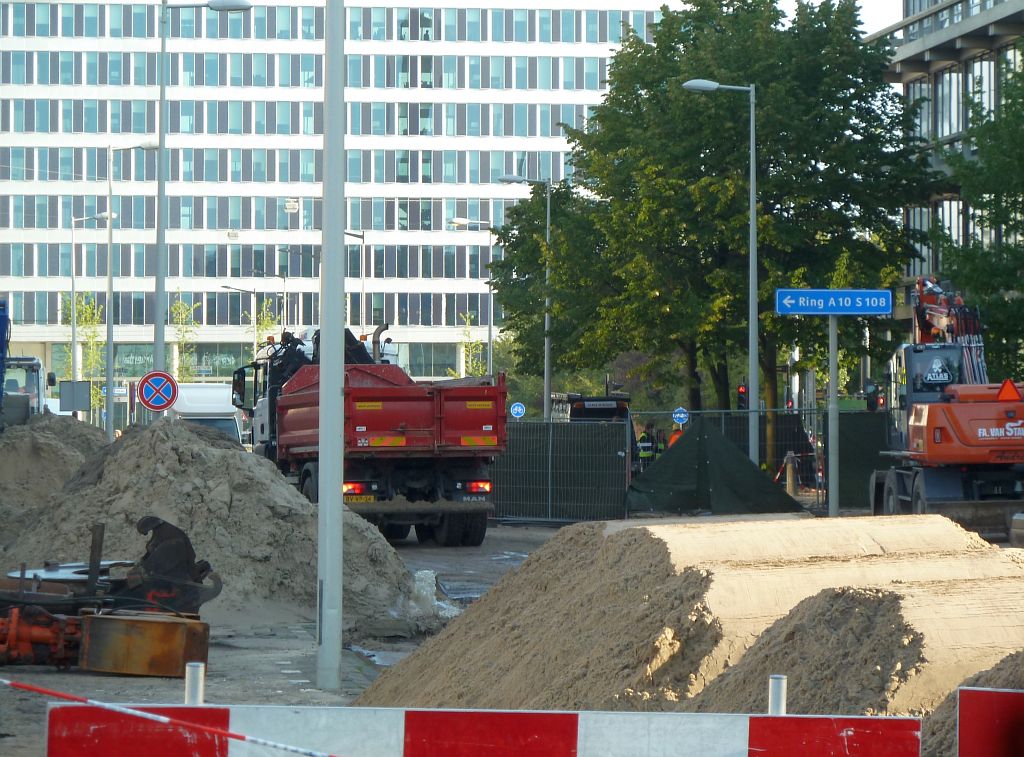Van der Boechorststraat - Overstroming 8 september 2015 - Amsterdam