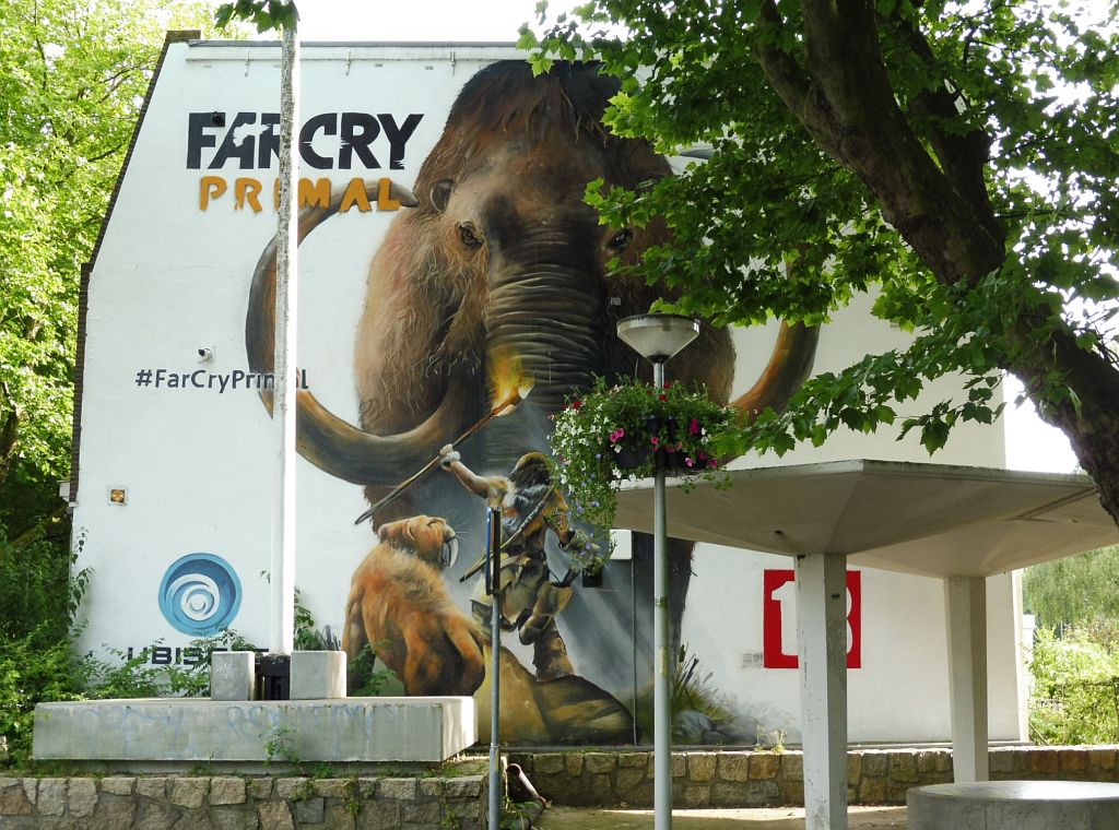 Bosbaanweg - Promotie Graffiti voor Far Cry Primal - Amsterdam