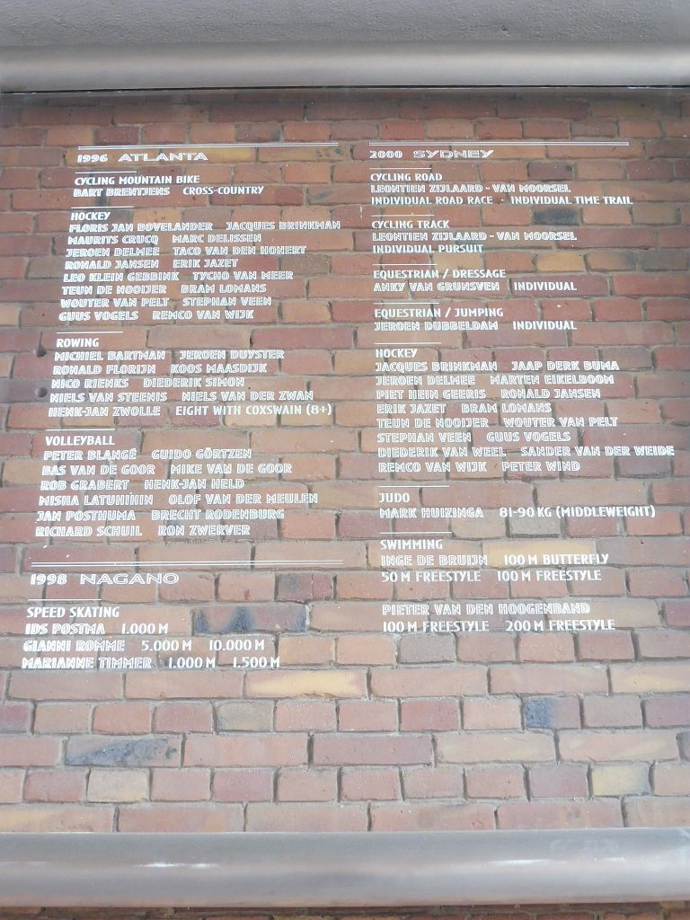 Olympisch Stadion - Eregalerij Olympische Winnaars - Amsterdam