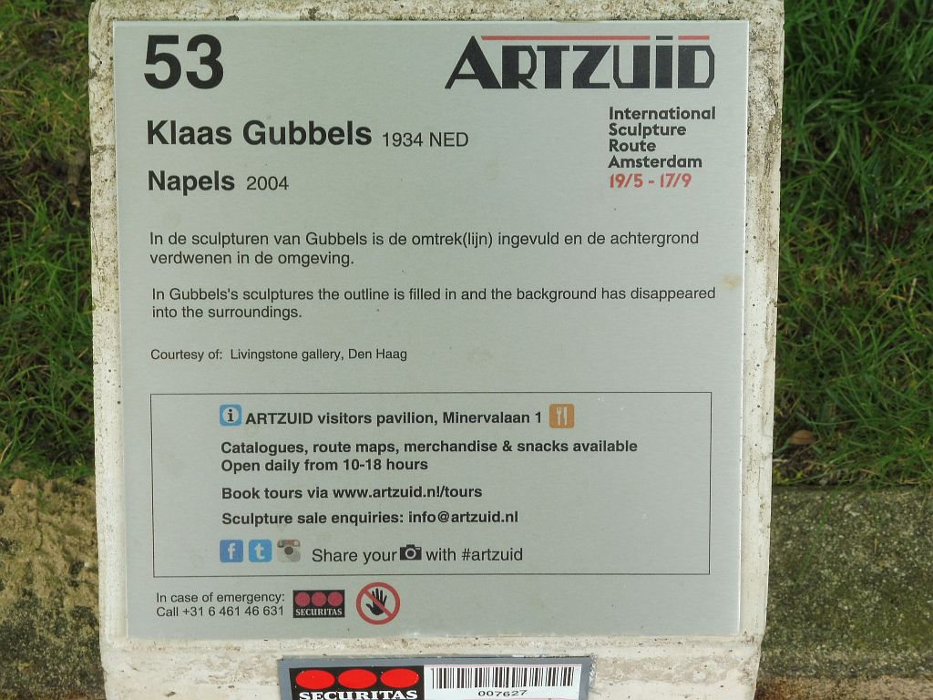 ArtZuid 2017 - Klaas Gubbels - Napels - Amsterdam