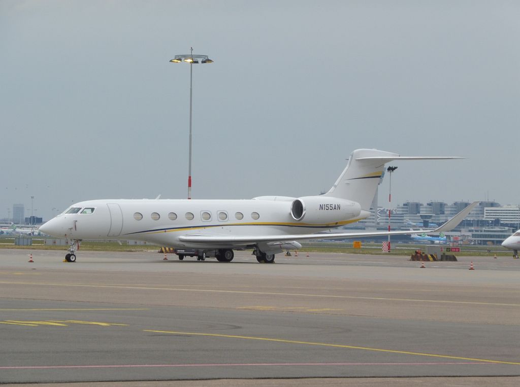 Platform Oost - N155AN Gulfstream Aerospace G650 (G-VI) - Amsterdam