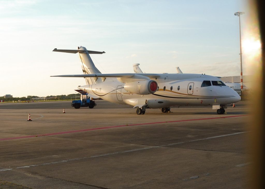 Platform Oost - OY-JJB Fairchild Dornier 328-310 328JET Envoy 3 - Amsterdam