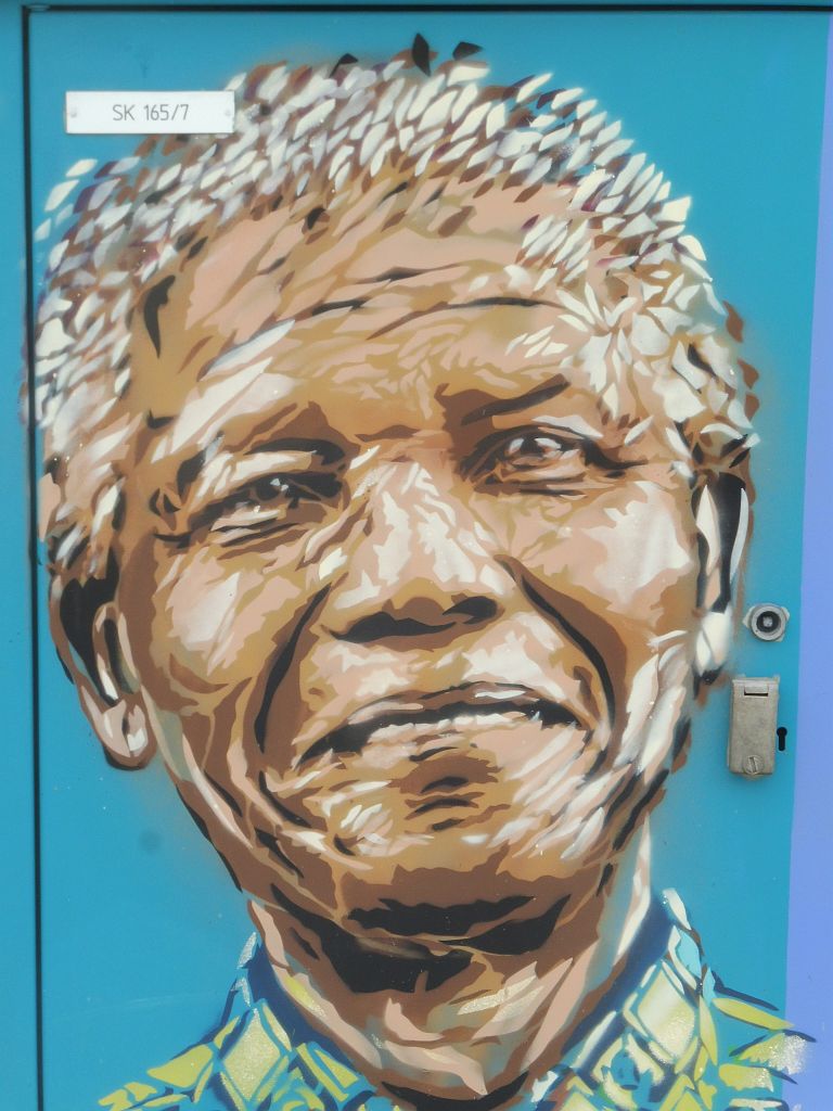 BTOY Streetart Schiphol - Nelson Mandela - Amsterdam